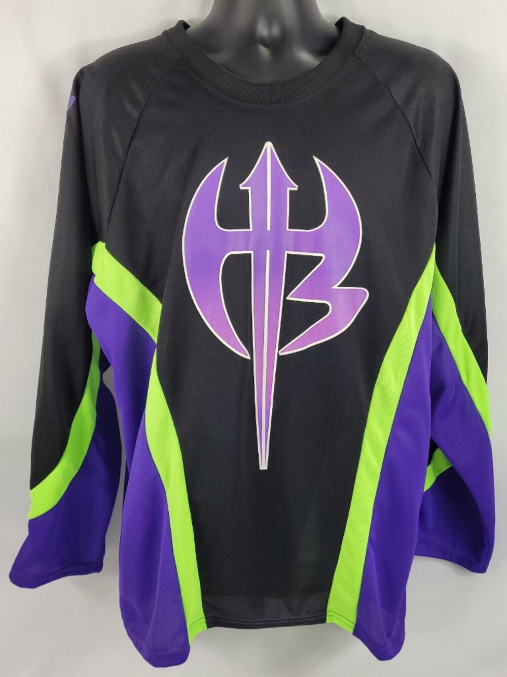 WWE The Hardy Boys Team Xtreme 2004 Vintage Hockey Jersey Mens size Large